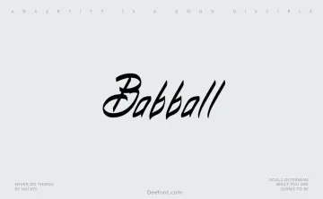 Babball Font