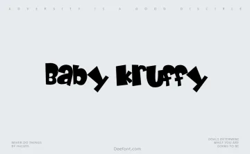 Baby Kruffy Font