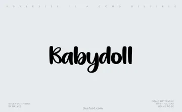 Babydoll Font