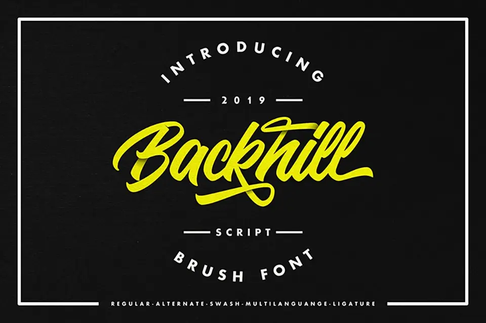Backhill Font