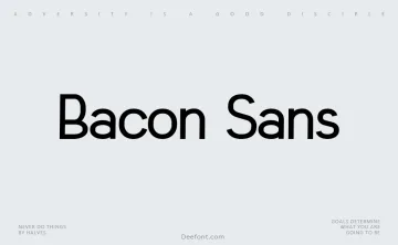 Bacon Sans Font