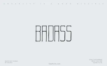 Badass Font