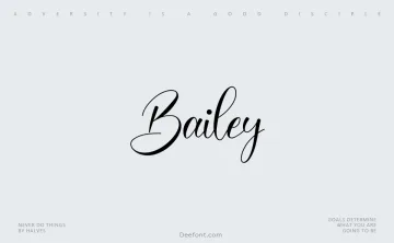 Bailey Font