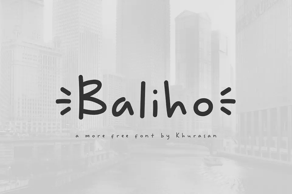Baliho Font