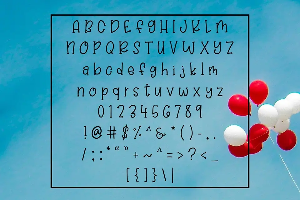 Balloon Bash Font
