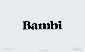 Bambi Font