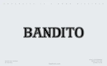 Bandito Font