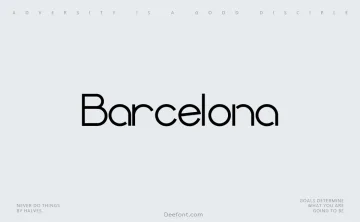 Barcelona Typeface