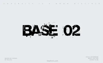 Base 02 Font