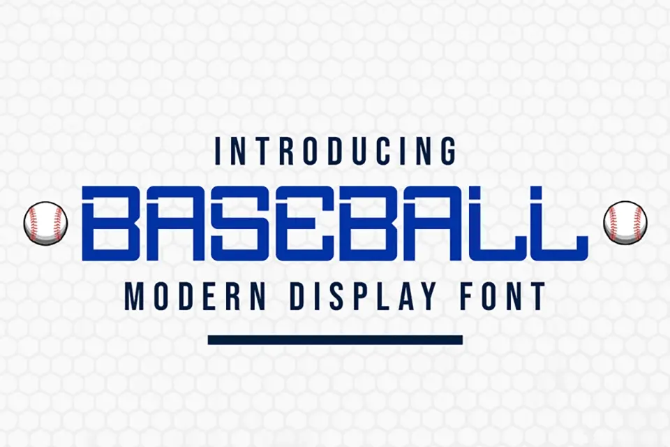 Baseball Font