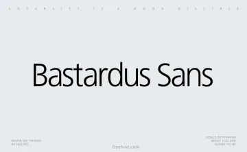Bastardus Sans Font