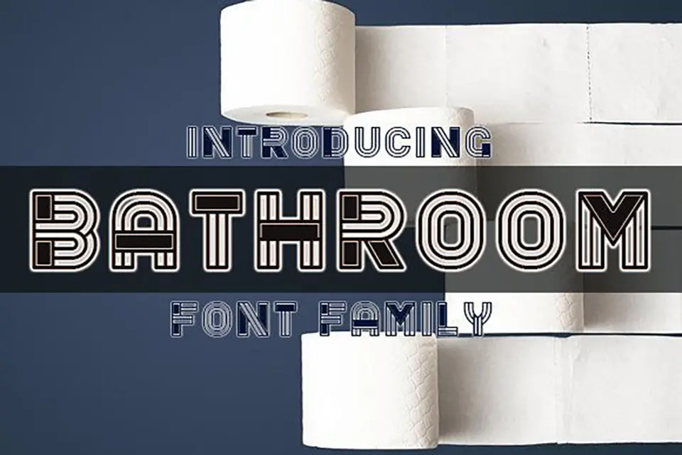 Bathroom Font