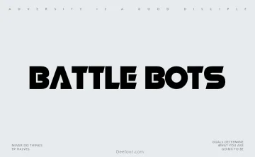 Battle Bots Font