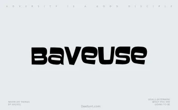Baveuse Font