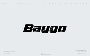 Baygo Font