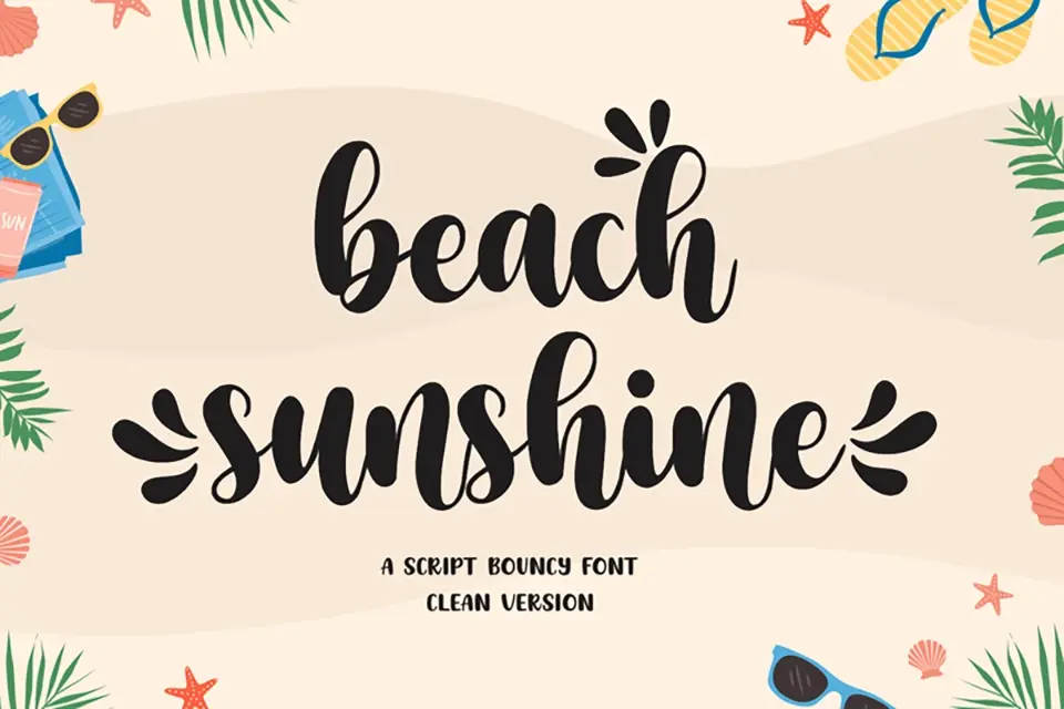 Beach Sunshine Font