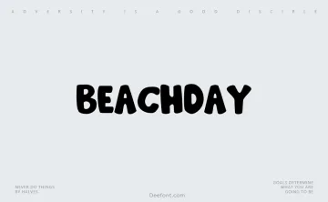 Beachday Font