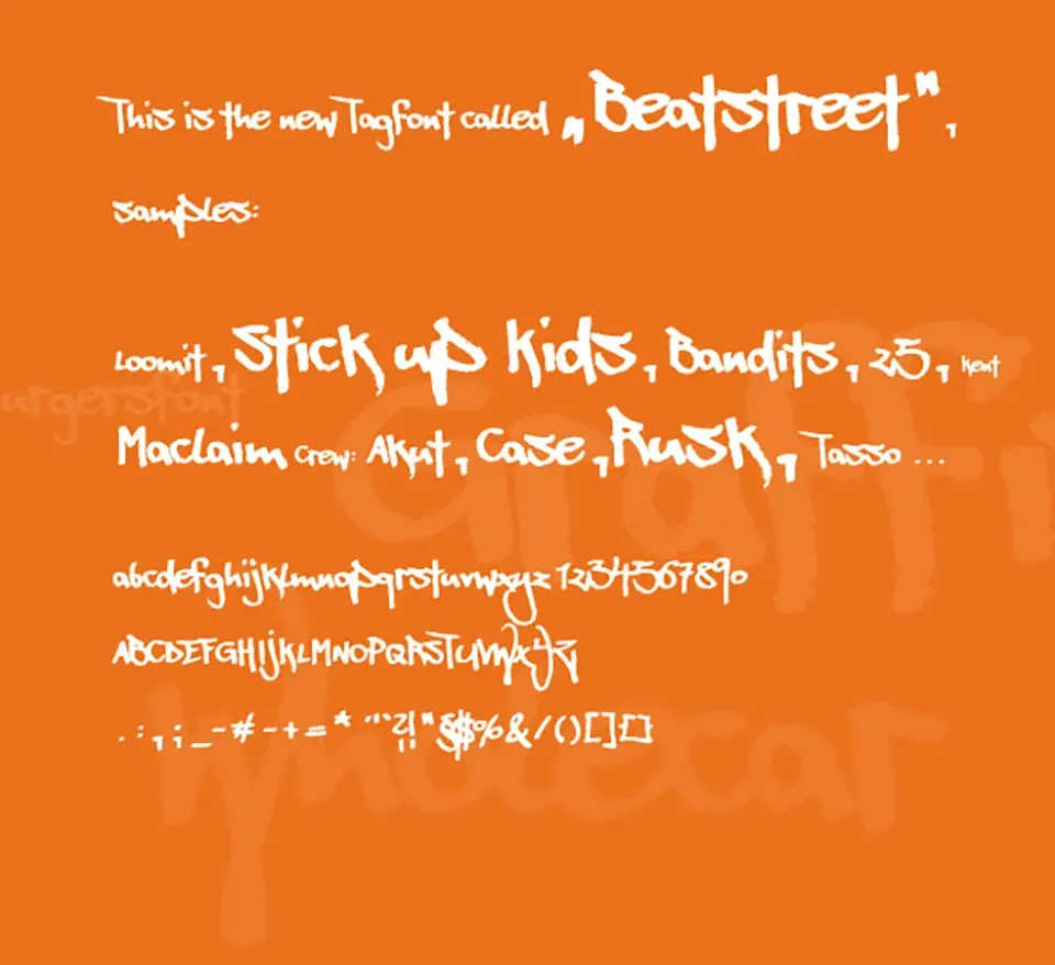 Beat Street Font