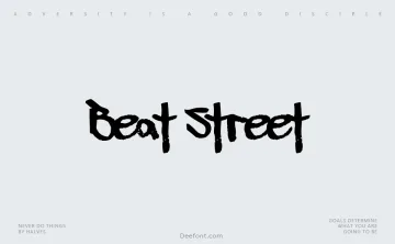 Beat Street Font