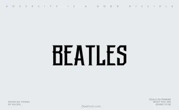 Beatles Font