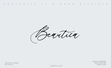 Beautica Font