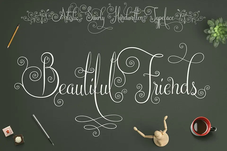 Beautiful Friends Font