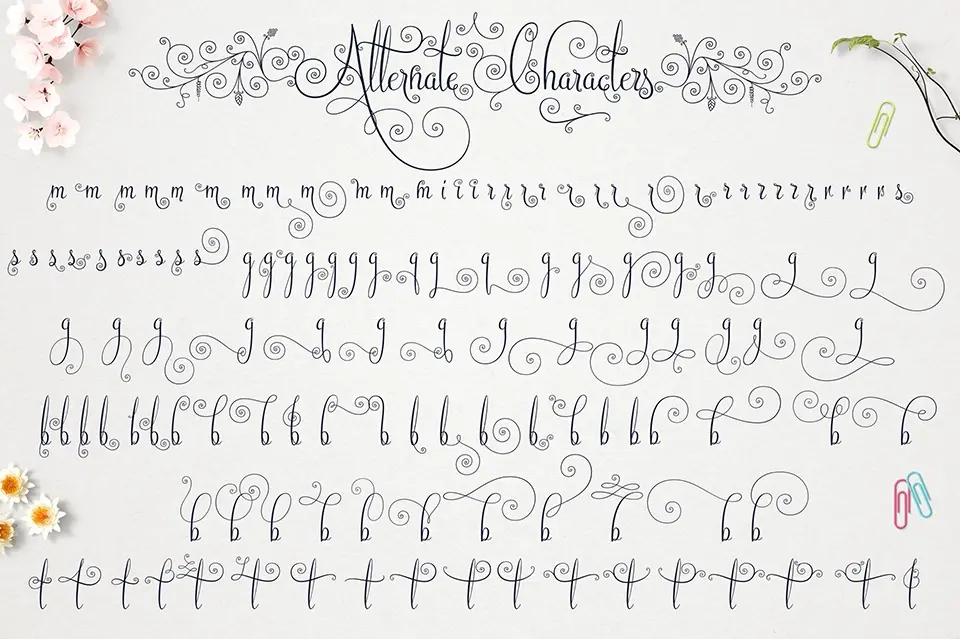 Beautiful Friends Font