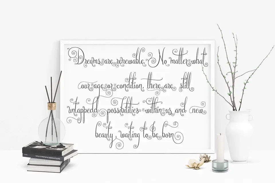 Beautiful Friends Font