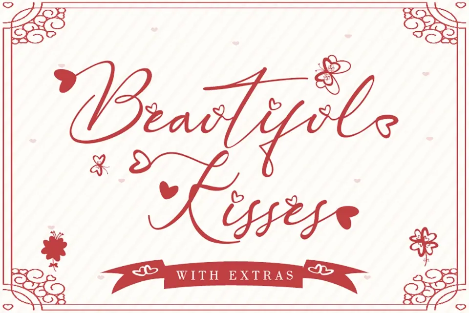 Beautiful Kisses Font