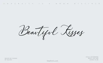 Beautiful Kisses Font