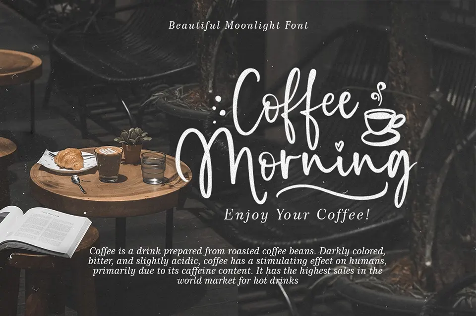 Beautiful Moonlight Font