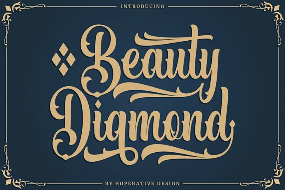 Beauty Diamond Font