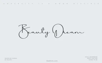 Beauty Dream Font