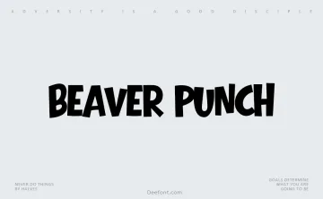 Beaver Punch Font