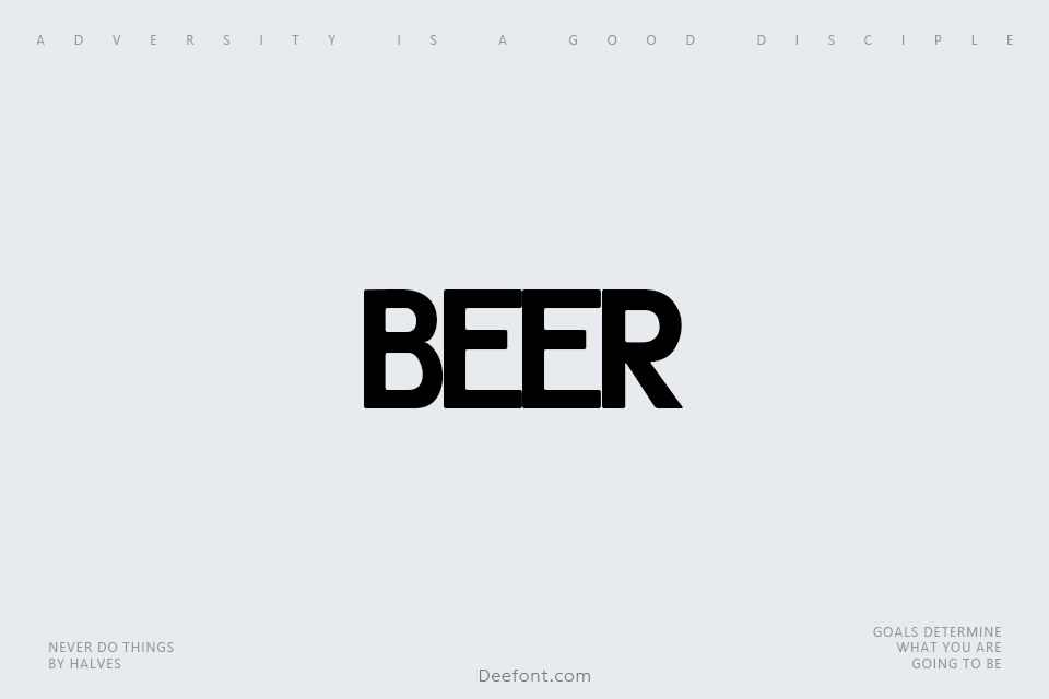 Beer Font