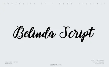 Belinda Script Font
