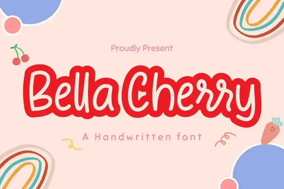 Bella Cherry Font