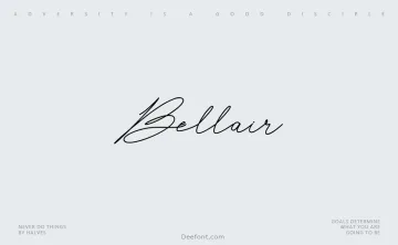 Bellair Font