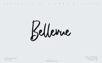 Bellevue Font
