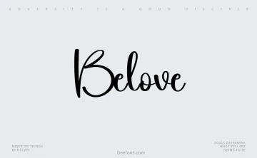 Belove Font