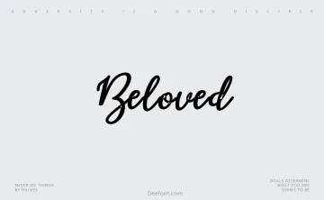 Beloved Typeface