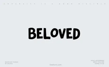 Beloved Font
