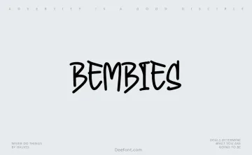 Bembies Font