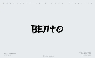 Bento Font