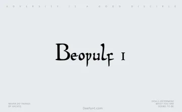 Beowulf 1 Font