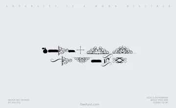 Bergamot Ornaments Font