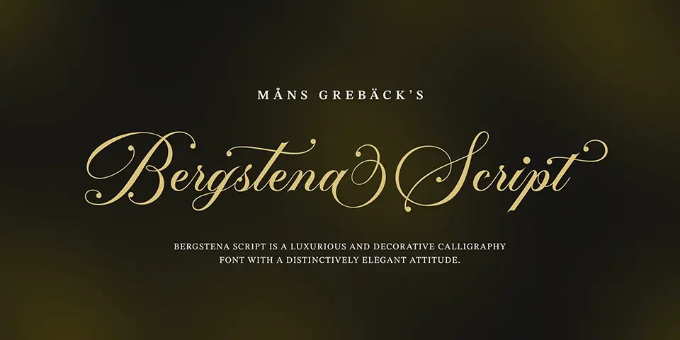 Bergstena Script Font