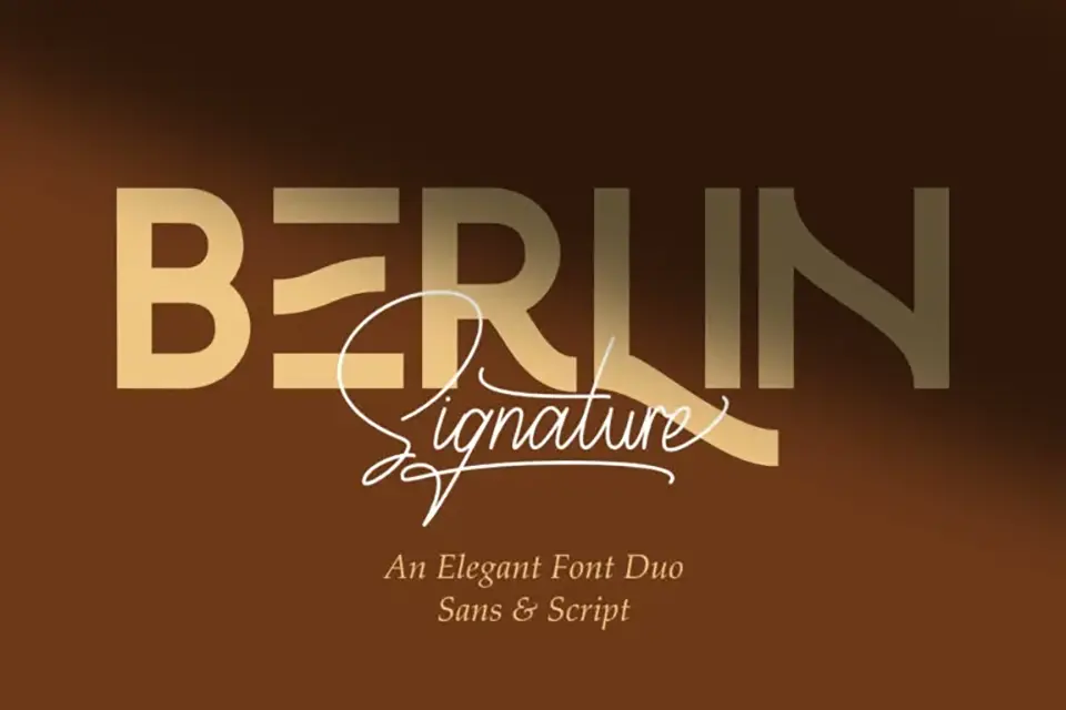 Berlin Signature Font