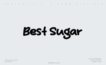 Best Sugar Font
