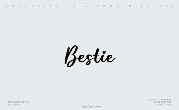 Bestie Font